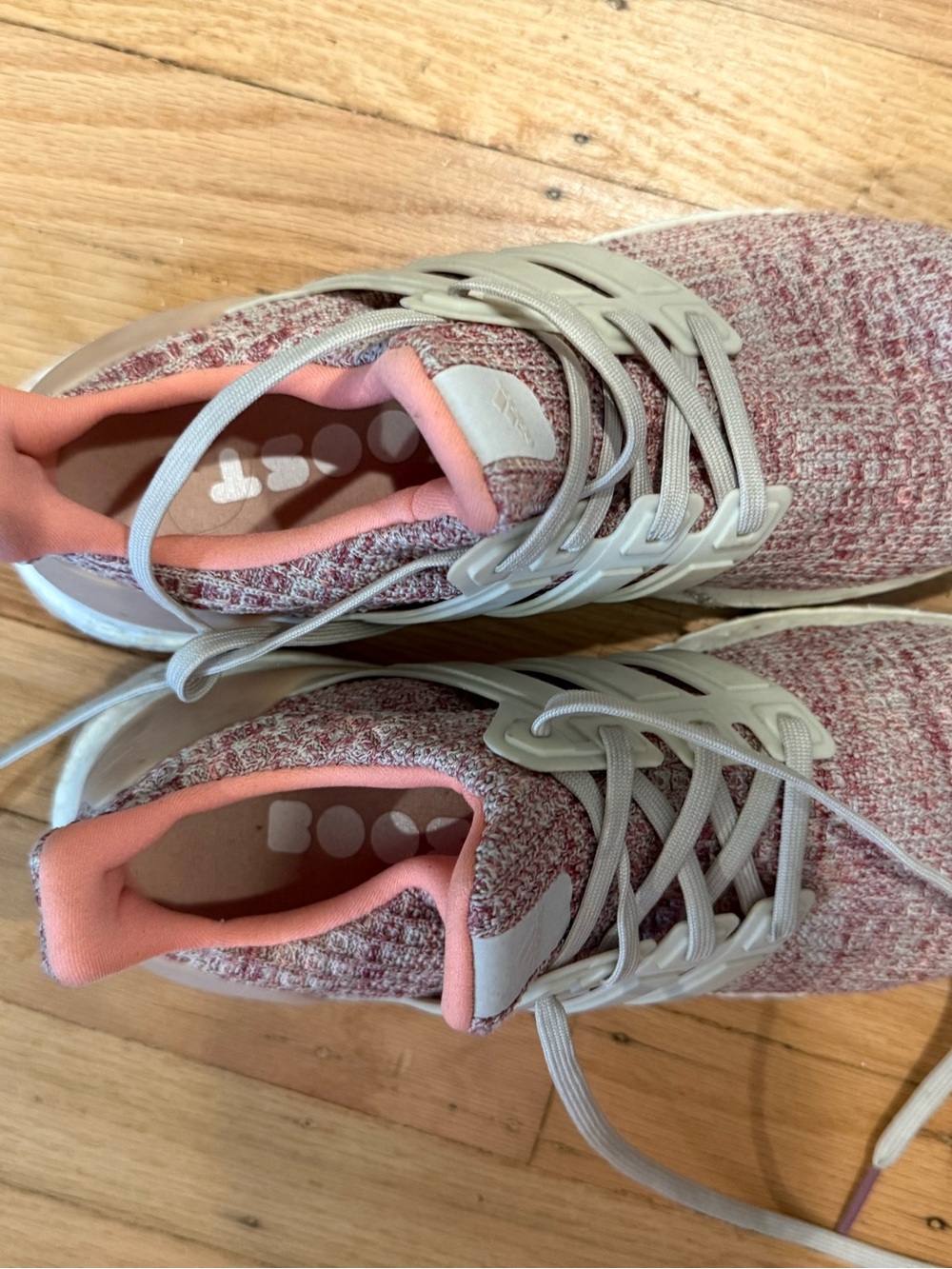 adidas Youth Ultraboost Knit Sneakers in citron and Cream